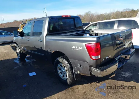 2007 Nissan Titan Se from USA, damaged, VIN 1N6BA07B57N237204
